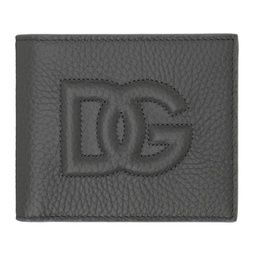 Gray Logo Bifold Wallet 241003M164018