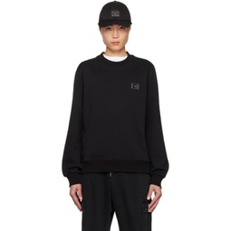Black Branded Sweatshirt 241003M204001