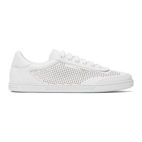 White Saint Tropez Calfskin Sneakers 241003M237032