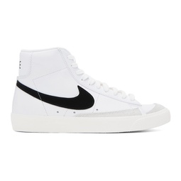 White & Black Blazer Mid 77 Sneakers 241011F127005