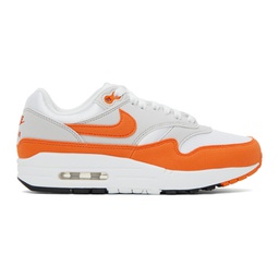 White & Orange Air Max 1 87 Sneakers 241011F128030