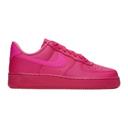 Pink Air Force 1 07 Sneakers 241011F128043