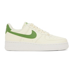 Off-White & Green Air Force 1 07 Next Nature Sneakers 241011F128111