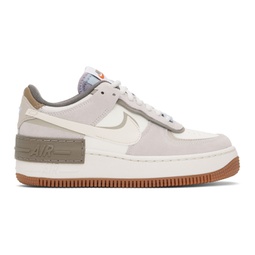 Gray Air Force 1 Shadow Sneakers 241011F128116