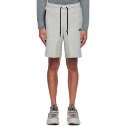 Gray Relaxed Shorts 241011M193008