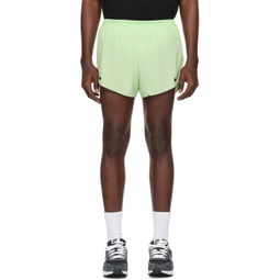 Green AeroSwift Shorts 241011M193019