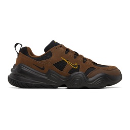 Brown & Black Tech Hera Sneakers 241011M237023