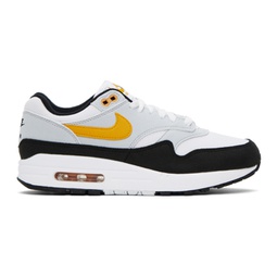 White & Gray Air Max 1 Sneakers 241011M237026