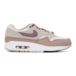 Gray & White Air Max 1 Sneakers 241011M237060