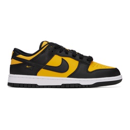 Black & Yellow Dunk Low Sneakers 241011M237086