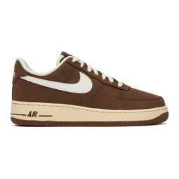 Brown Air Force 1 07 Sneakers 241011M237096