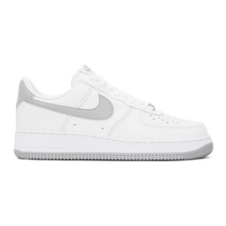 White & Gray Air Force 1 07 Sneakers 241011M237120