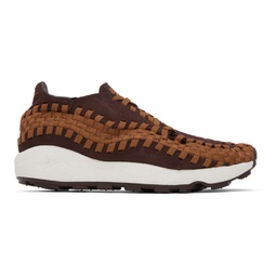 Brown Air Footscape Woven Sneakers 241011M237139