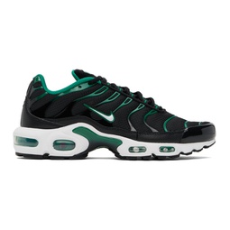 Black & Green Air Max Plus Sneakers 241011M237159