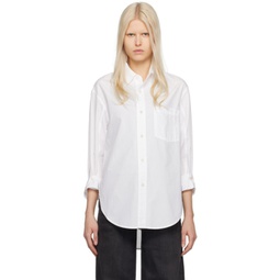 White Kayla Shirt 241030F109004