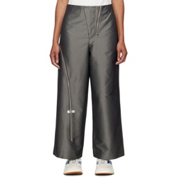 Gray Fraven Trousers 241039F086008