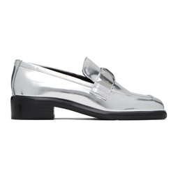 Silver Maxwell Loafers 241055F121002