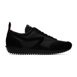 Black Retro Runner Bomber Sneakers 241055M237001