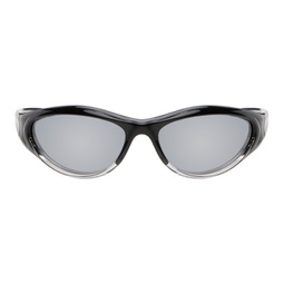 SSENSE Exclusive Black & Transparent Angel Sunglasses 241067F005045