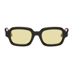 Black & Tortoiseshell Shy Guy Sunglasses 241067F005066