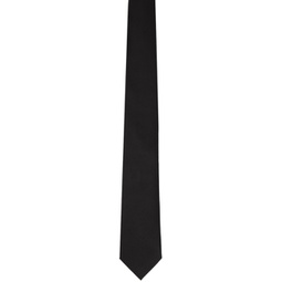 Black Silk Tie 241076M158000