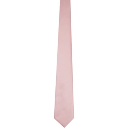 Pink Solid Twill Tie 241076M158013