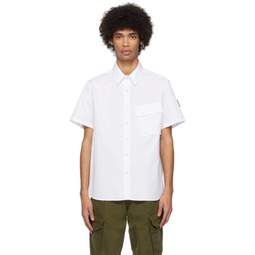 White Scale Shirt 241084M192006