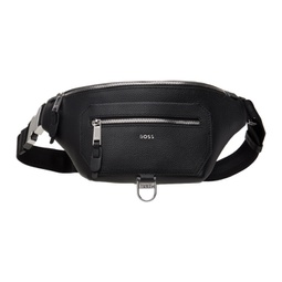 Black D-Ring Belt Bag 241085M171001
