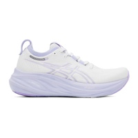 White & Purple Gel-Nimbus 26 Sneakers 241092F128047