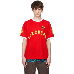Red Soccer T-Shirt 241108M213027