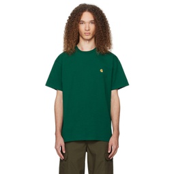 Green Chase T-Shirt 241111M213032