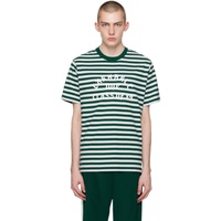 Green & White Scotty T-Shirt 241111M213081