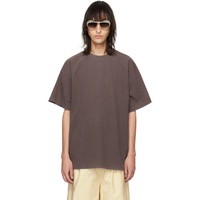 Brown Blocco T-Shirt 241118M213002