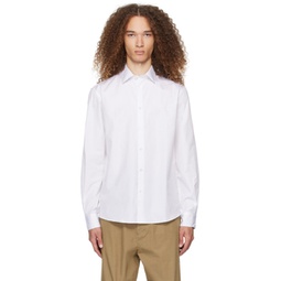 White Buttoned Shirt 241128M192005