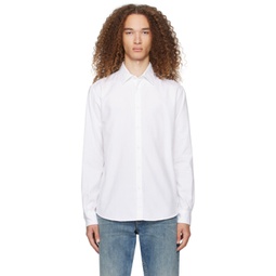 White Buttoned Shirt 241128M192011