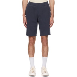 Navy Relaxed-Fit Shorts 241128M193000