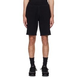Black Relaxed-Fit Shorts 241128M193001