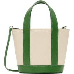 Off-White & Green Allora Micro Bag 241132F046015