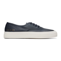 Navy Four Hole Sneakers 241133M237002