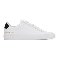 White Retro Classic Sneakers 241133M237036