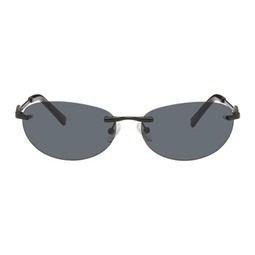 Black Slinky Sunglasses 241135F005052