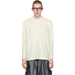 Off-White Loose Long Sleeve T-Shirt 241138M213046
