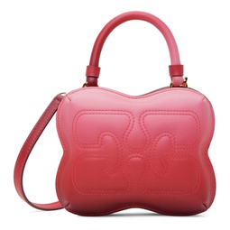 Pink Gradient Small Butterfly Crossbody Bag 241144F046011