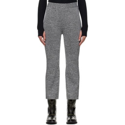 Gray Cropped Trousers 241144F087003