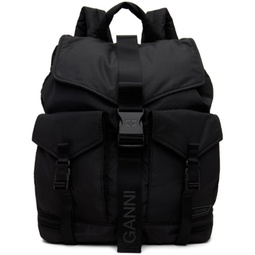 Black Tech Backpack 241144M166000