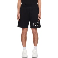Black Be Icon Relax Shorts 241148M193002