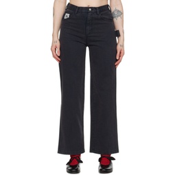 Black Knolly Brook Trousers 241169F087024