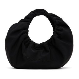 Black Crescent Small Top Handle Bag 241187F046008
