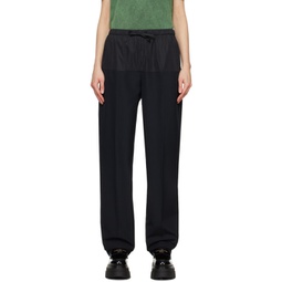Black Articulated Trousers 241187F086001