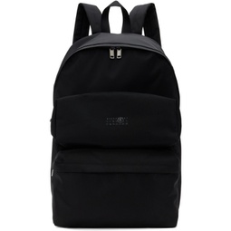 Black Three-Pocket Cordura Backpack 241188F042003